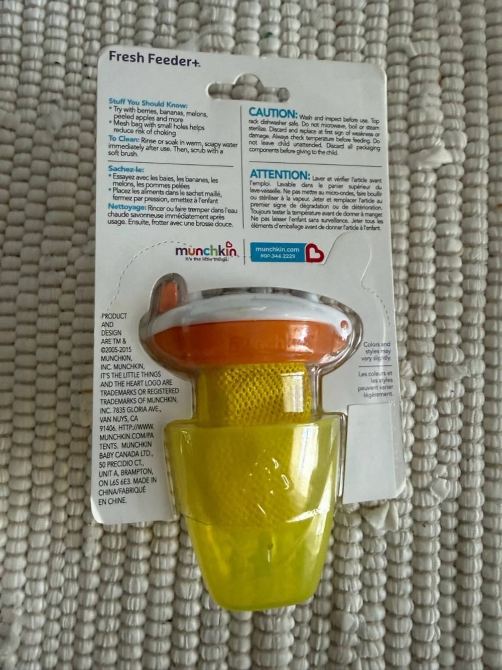 Munchkin Fresh Food Feeder BPA Free